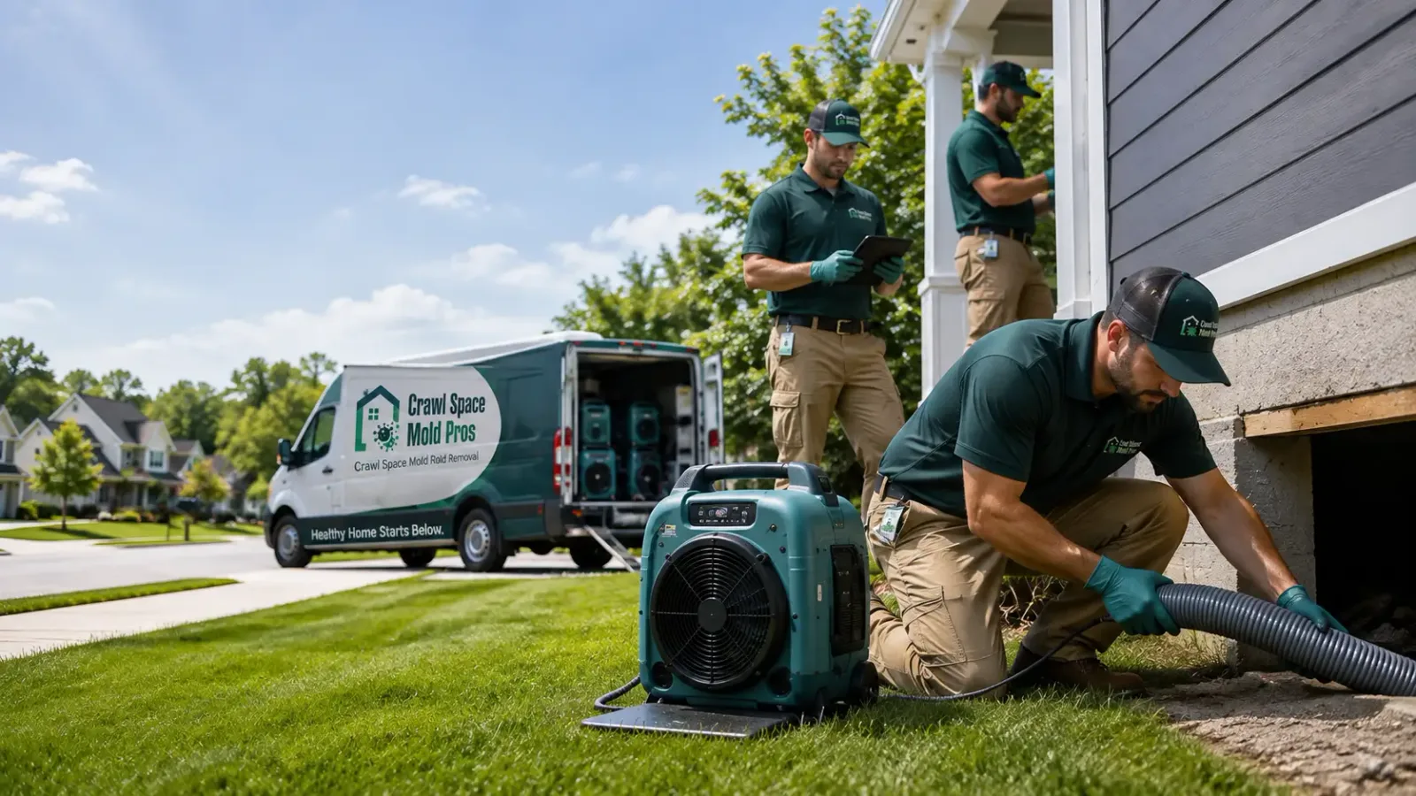 Crawl Space Mold Removal in Edinburg, VA